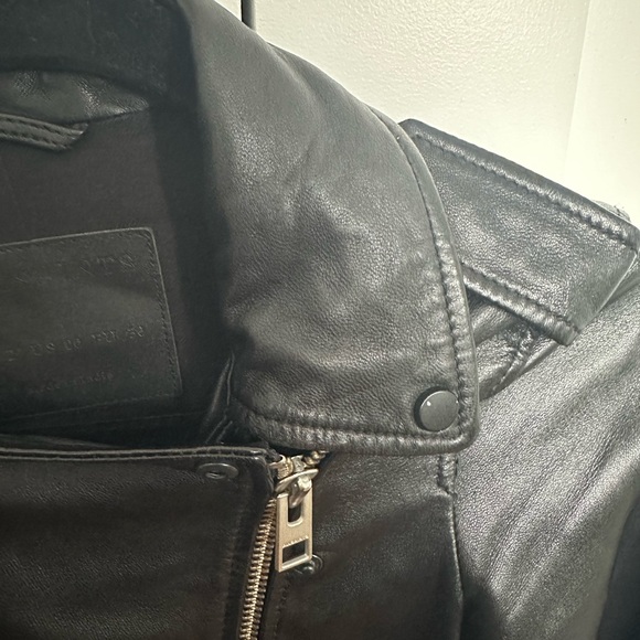 ALL SAINTS LEATHER JACKET - Picture 4 of 6